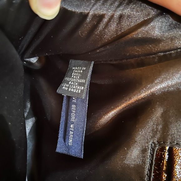 Banana Republic reddish brown to black ombré clutch. - Picture 5 of 8